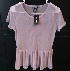 NWT Mesh Shirt Hot Topic